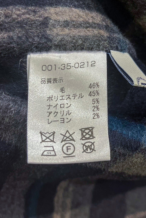 【H.】SALE☆1枚仕立てシャツジャケット・無地/チェック柄(001350211/12)