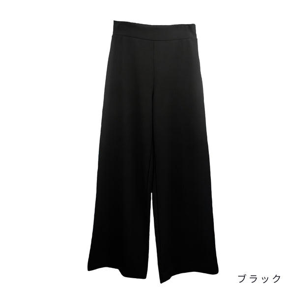 【ASHELEN】ストレッチジョーゼット・ワイドパンツ(156550401)