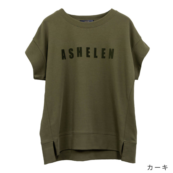 【ASHELEN】フロッキープリントロゴTシャツ(156350500)