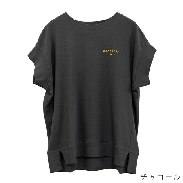 【ASHELEN】刺繍ロゴTシャツ・ゴールド(156350502)
