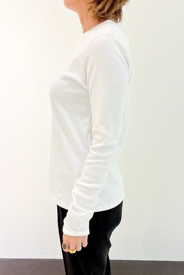 【DOMESTIC HRMBRAND】ふあふあヤーン・衿チュール長袖Tシャツ(003000501)