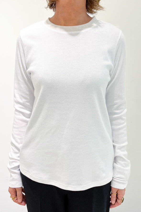 【DOMESTIC HRMBRAND】ふあふあヤーン・衿チュール長袖Tシャツ(003000501)