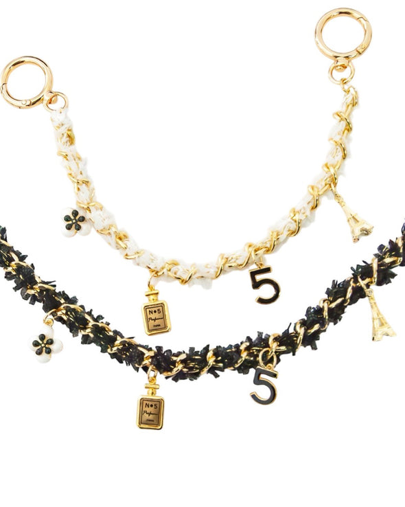 【accessoire du H.】モチーフ×ツイード風チェーンチャーム(155551519)