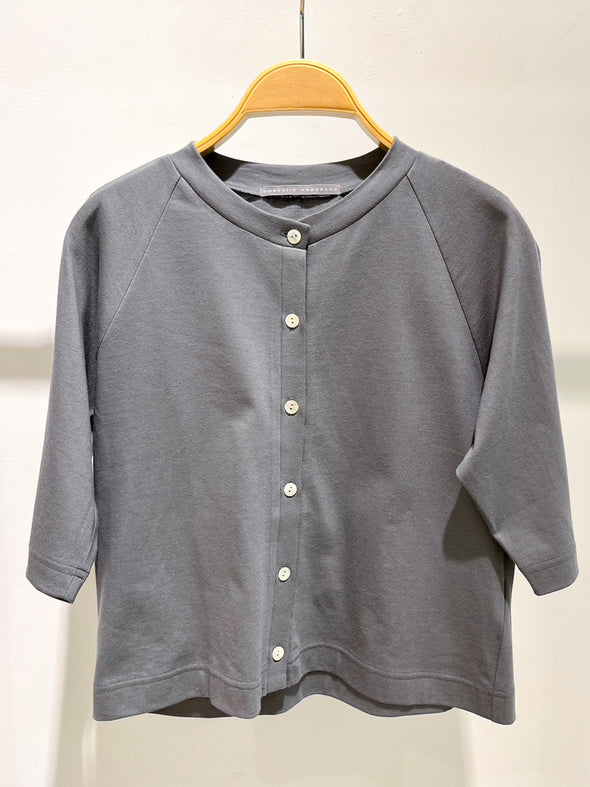 【DOMESTIC HRMBRAND】ペルヴィアンピマ天竺半袖カーディガン(003421033)