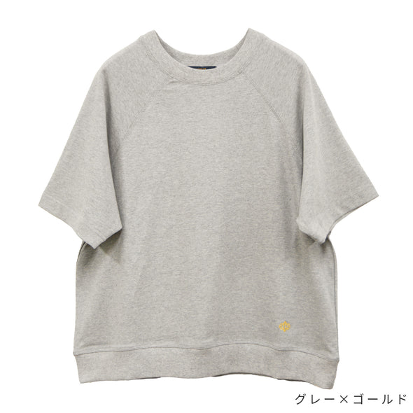 【ASHELEN】裾アナグラム刺繍・しっかりTシャツ-S(156520503)
