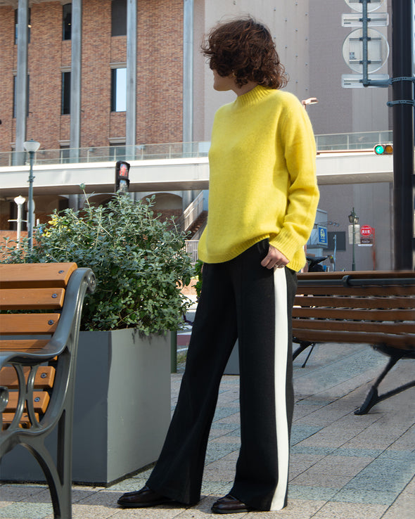 【ORVEAU】ちょいハイネック・裾ラウンドセーター(056550601)