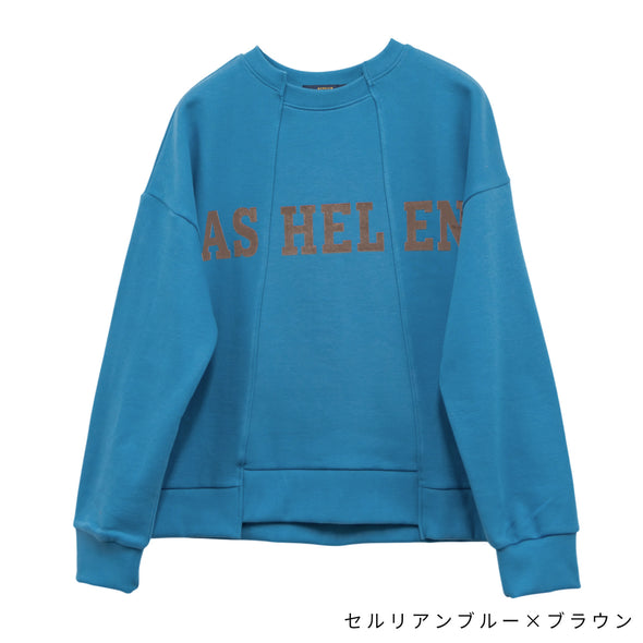 【ASHELEN】ベロアロゴトレーナー(156550504)