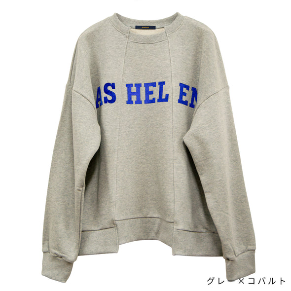 【ASHELEN】ベロアロゴトレーナー(156550505)
