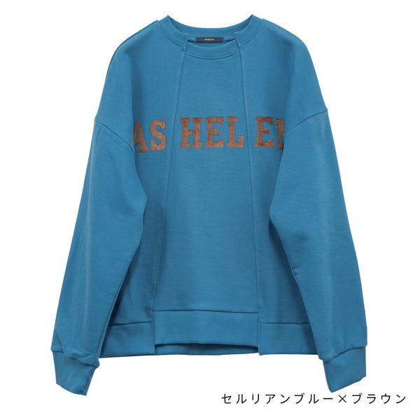 【ASHELEN】ベロアロゴトレーナー(156550505)