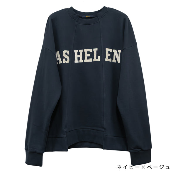 【ASHELEN】ベロアロゴトレーナー(156550505)