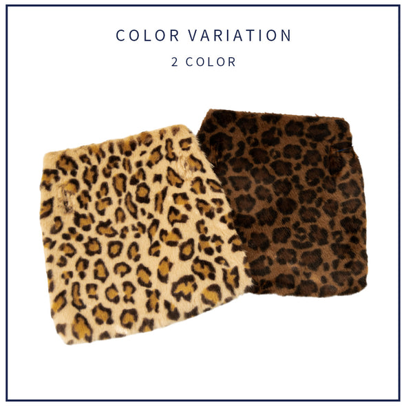 【ASHELEN】レオパード柄フラップカバー・M(156551501)