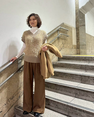 【ORVEAU】ミックスリブヤーンセーター(056550304)