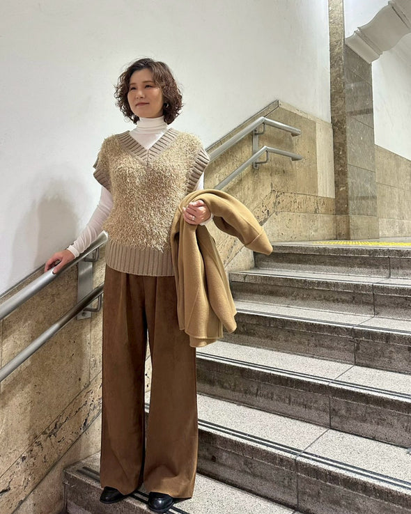 【ORVEAU】ミックスリブヤーンセーター(056550304)