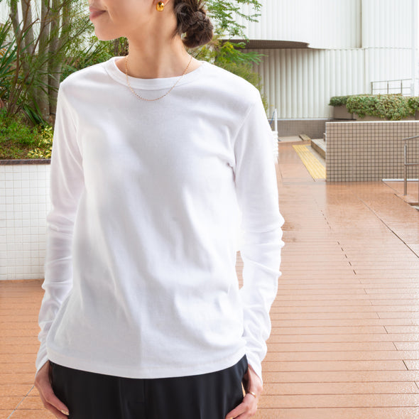 【DOMESTIC HRMBRAND】ふあふあヤーン・長袖カットソー(003000500)