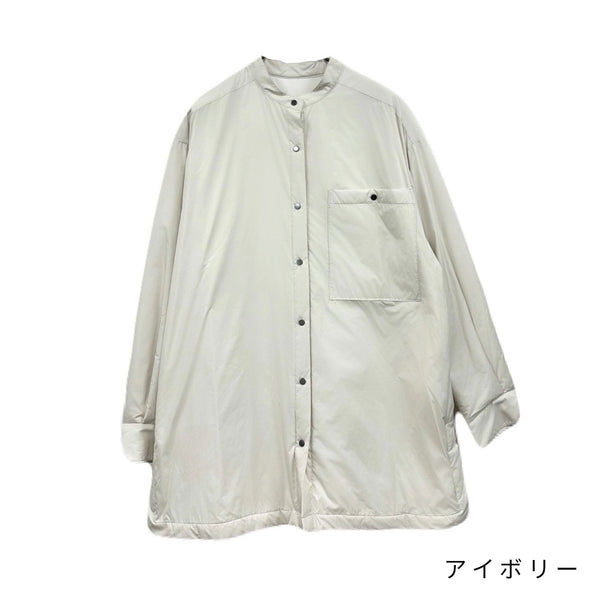 【ORVEAU】薄中綿スナップボタンシャツ(056550701)