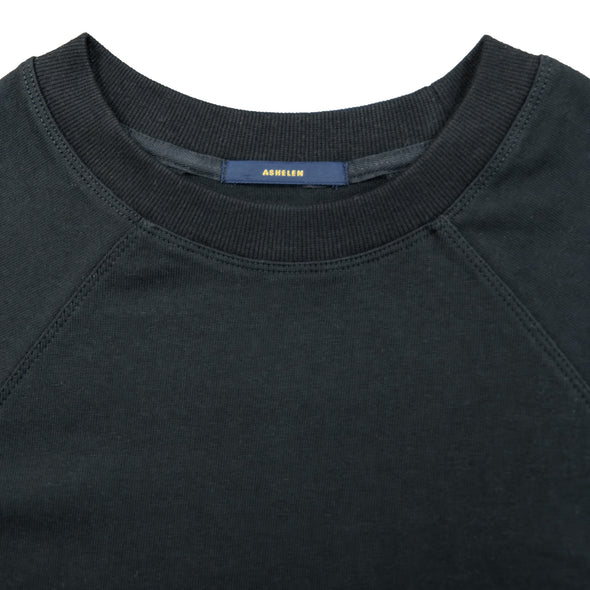 【ASHELEN】裾アナグラム刺繍・しっかりTシャツ-S(156520503)