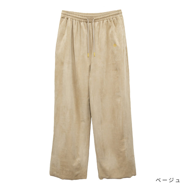 【ASHELEN】アナグラム刺繍・フェイクスエードイージーパンツ(156550403)