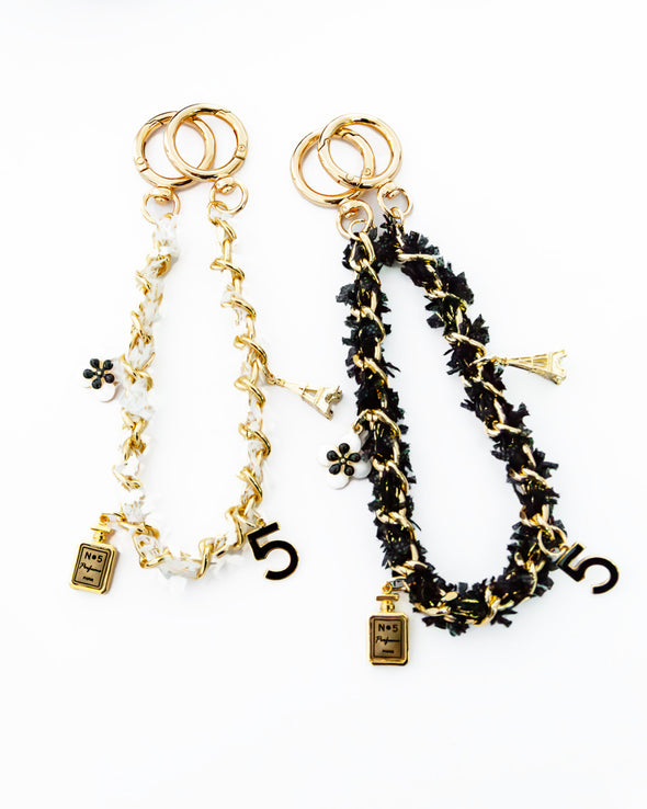 【accessoire du H.】モチーフ×ツイード風チェーンチャーム(155551519)