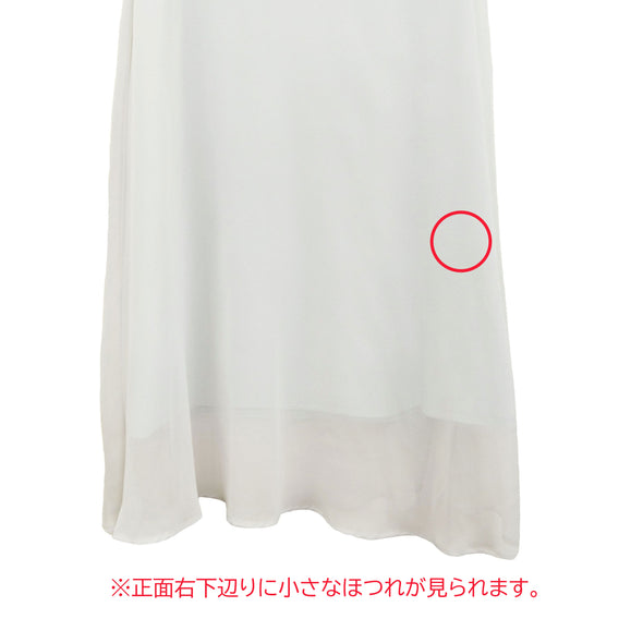 【OUTLET】シフォンウエストテレコ・ロングスカート(32)