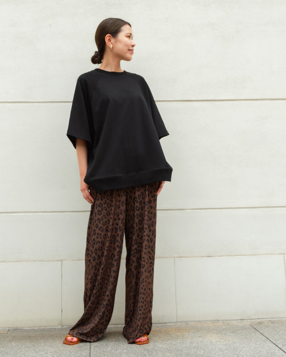 【ASHELEN】裾アナグラム刺繡・しっかりTシャツ-L(156520504)