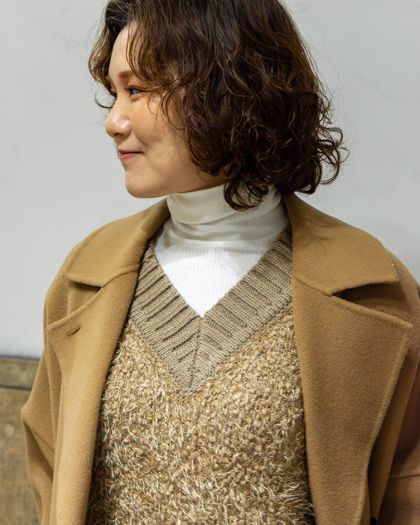 【ORVEAU】ミックスリブヤーンセーター(056550304)