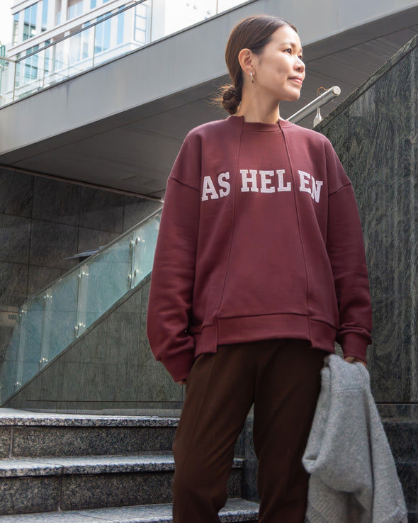 【ASHELEN】ベロアロゴトレーナー(156550505)