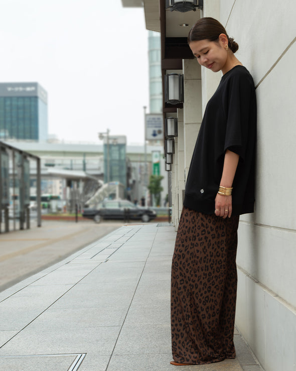 【ASHELEN】裾アナグラム刺繡・しっかりTシャツ-L(156520504)