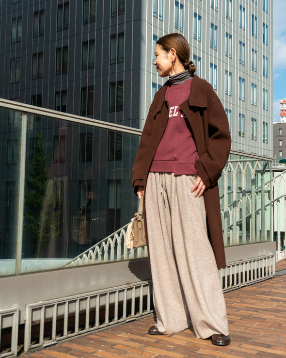 【ASHELEN】ベロアロゴトレーナー(156550504)