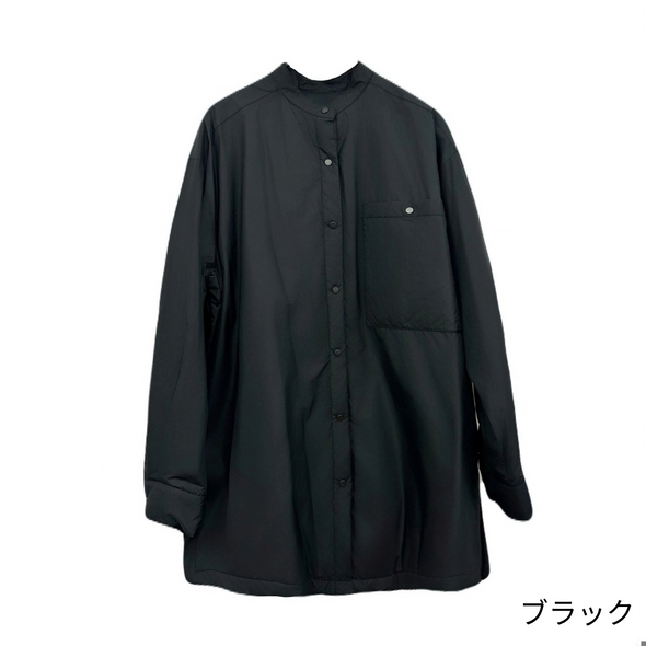 【ORVEAU】薄中綿スナップボタンシャツ(056550701)