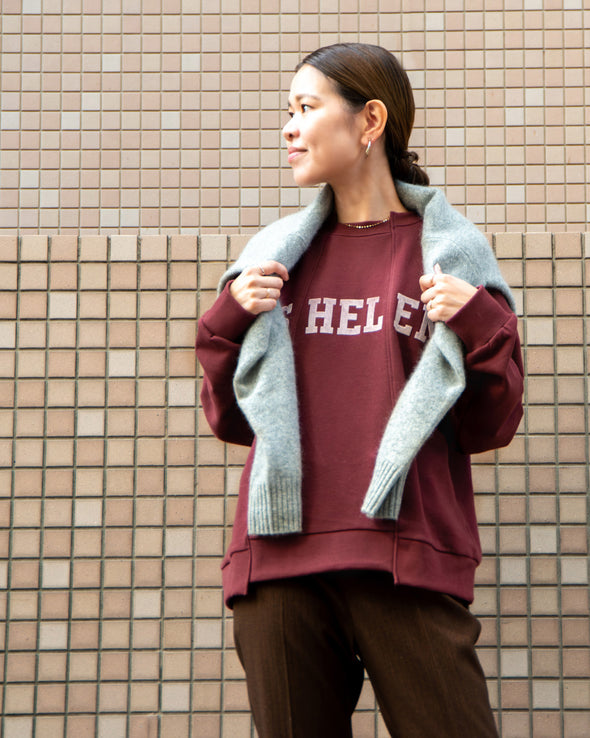 【ASHELEN】ベロアロゴトレーナー(156550505)