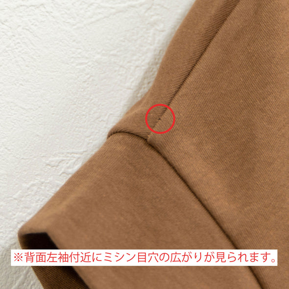 【OUTLET】箔プリントロゴTシャツ・シルバー(44)