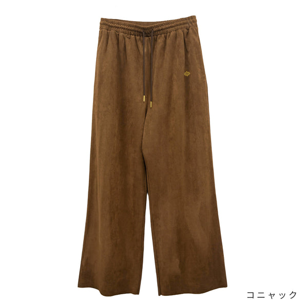 【ASHELEN】アナグラム刺繍・フェイクスエードイージーパンツ(156550403)