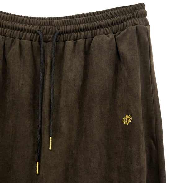 【ASHELEN】アナグラム刺繍・フェイクスエードイージーパンツ(156550403)