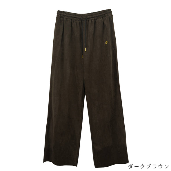 【ASHELEN】アナグラム刺繍・フェイクスエードイージーパンツ(156550403)