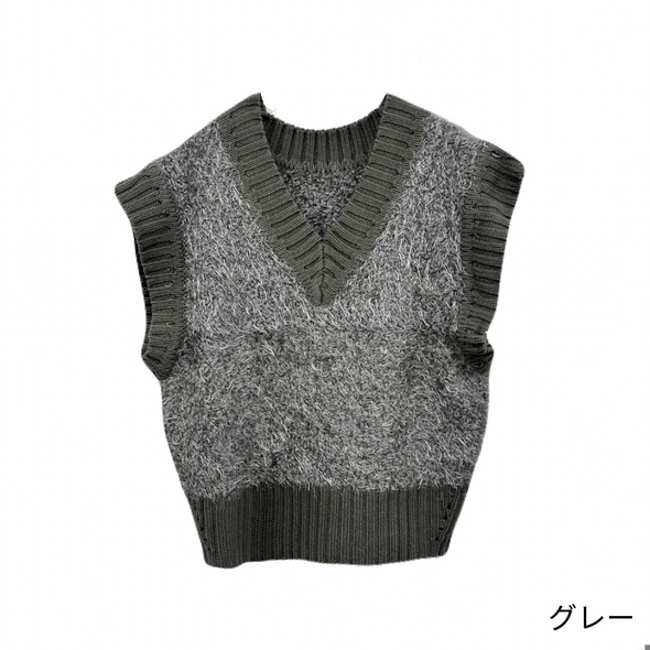 【ORVEAU】ミックスリブヤーンセーター(056550304)