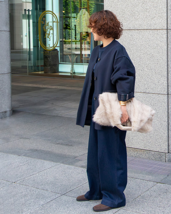 【ORVEAU】シャギーファー・三角バッグ(056551200)