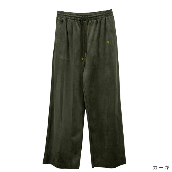 【ASHELEN】アナグラム刺繍・フェイクスエードイージーパンツ(156550403)