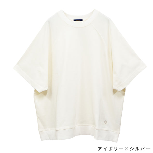 【ASHELEN】裾アナグラム刺繡・しっかりTシャツ-L(156520504)