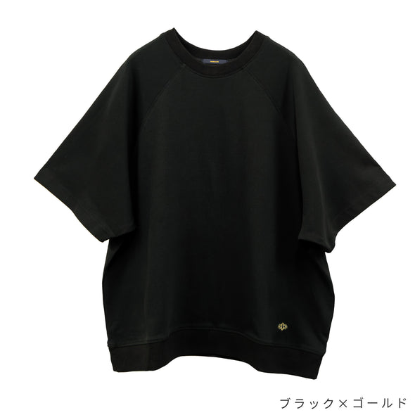 【ASHELEN】裾アナグラム刺繡・しっかりTシャツ-L(156520504)