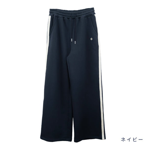 【ASHELEN】アナグラム刺繍・ラメテープ使いスウェットパンツ(156520401)