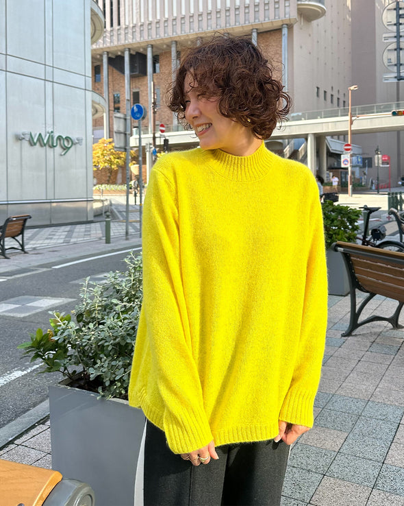 【ORVEAU】ちょいハイネック・裾ラウンドセーター(056550601)