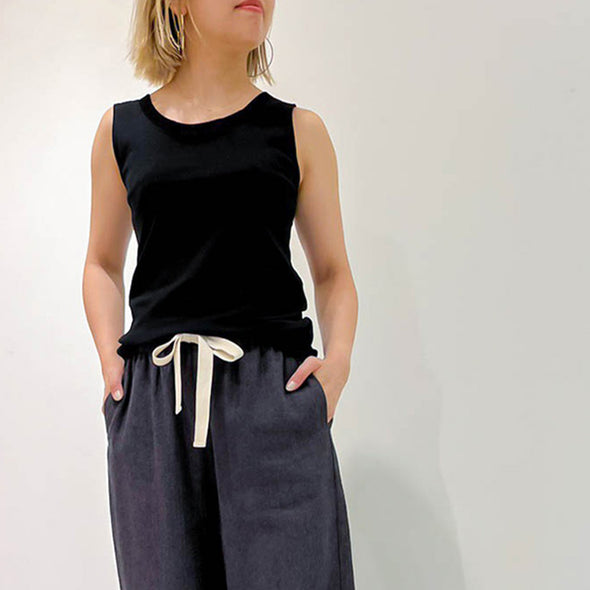 【DOMESTIC HRMBRAND】ふあふあヤーンチュールコンビタンクトップ(003320530)