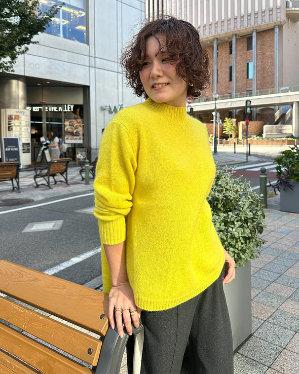 【ORVEAU】ちょいハイネック・裾ラウンドセーター(056550601)