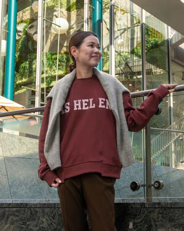 【ASHELEN】ベロアロゴトレーナー(156550505)