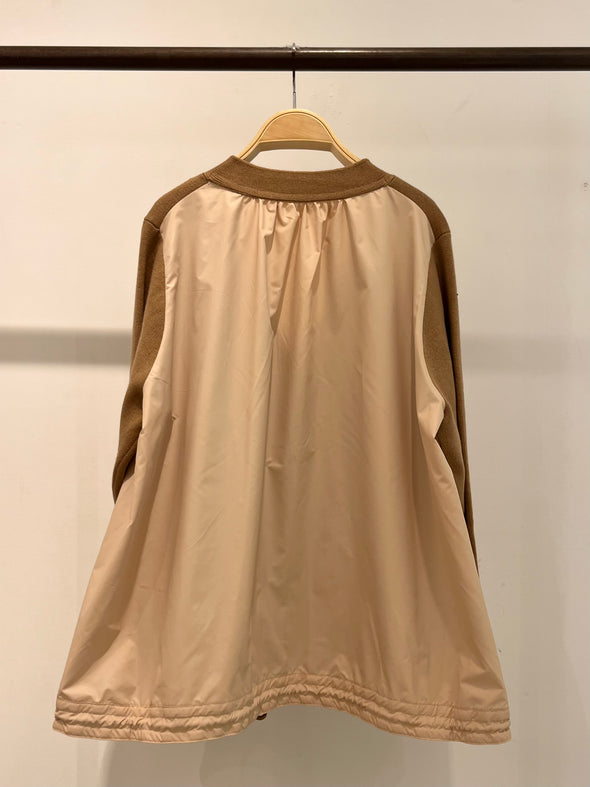 【H.】SALE☆布帛コンビドロストカーディガン(001451010)