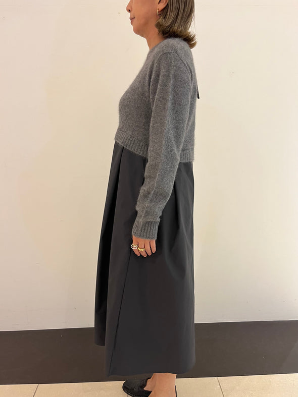 【H.】SALE☆ニットコンビワンピース(001450807)
