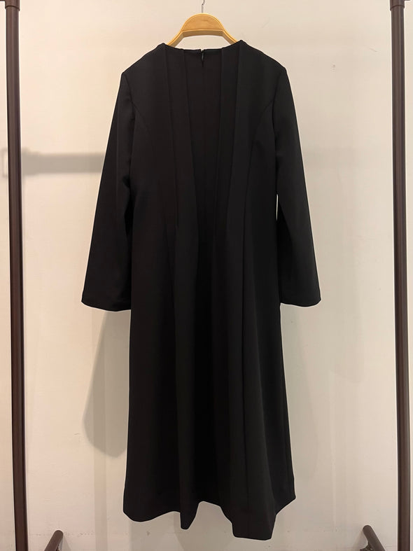 【DOMESTIC HRMBRAND】 ニットジョーゼットピンタックワンピース(003450824)