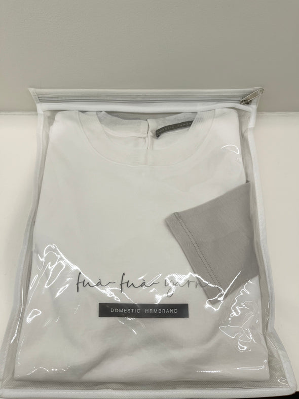 【DOMESTIC HRMBRAND】ふあふあヤーン・衿チュール長袖Tシャツ(003000501)