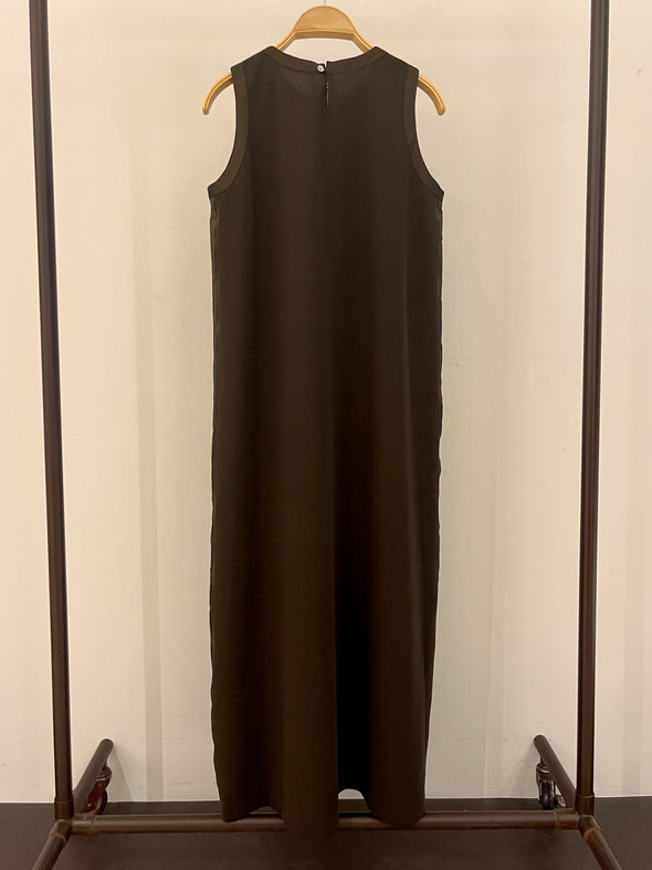 【DOMESTIC HRMBRAND】ストレッチミラノリブ別布タフタワンピース(003450804)