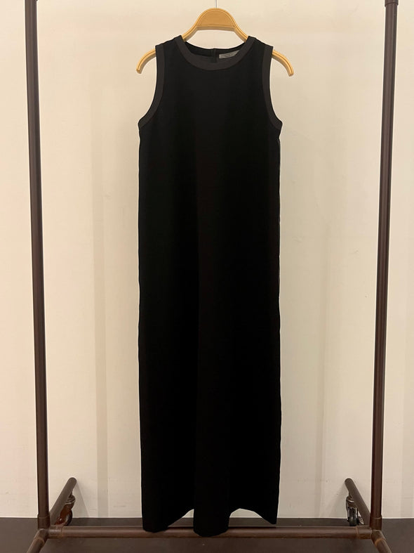 【DOMESTIC HRMBRAND】ストレッチミラノリブ別布タフタワンピース(003450804)